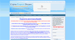 Desktop Screenshot of cypruspropertydreams.com